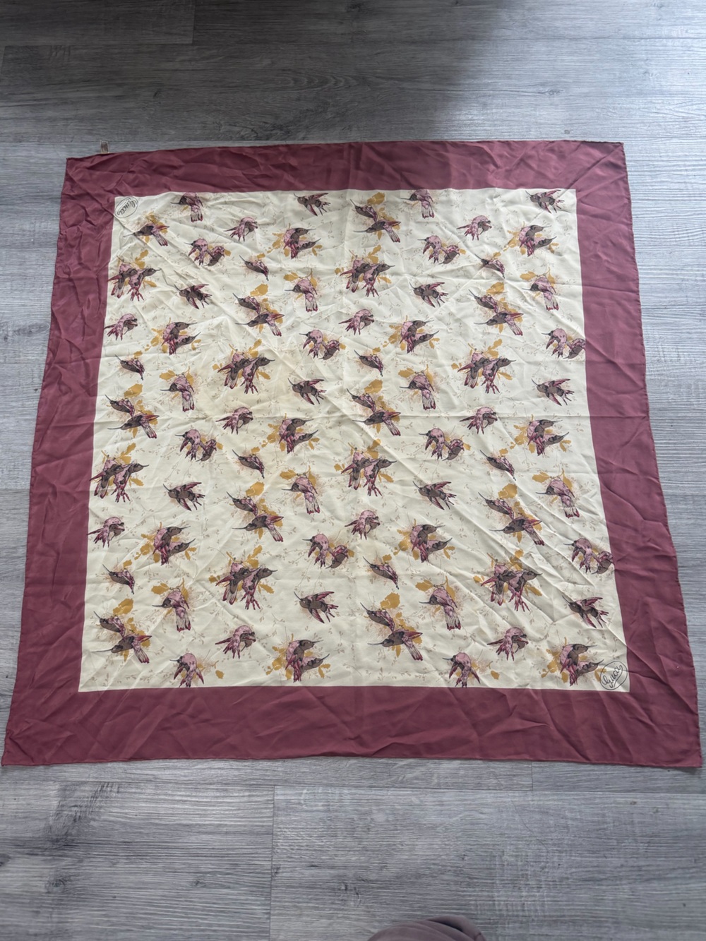 Vintage Gucci silk scarf